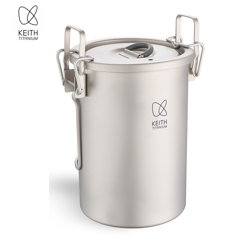 Camping Cooking Utilities - Olla para Arroz KEITH de Titanio