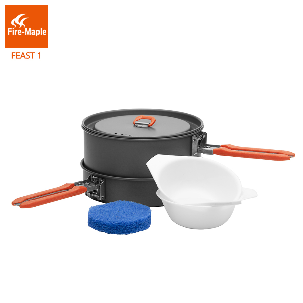 Camping Cooking Pots And Pans Set - Fire Maple Feast 1-utensilios de cocina