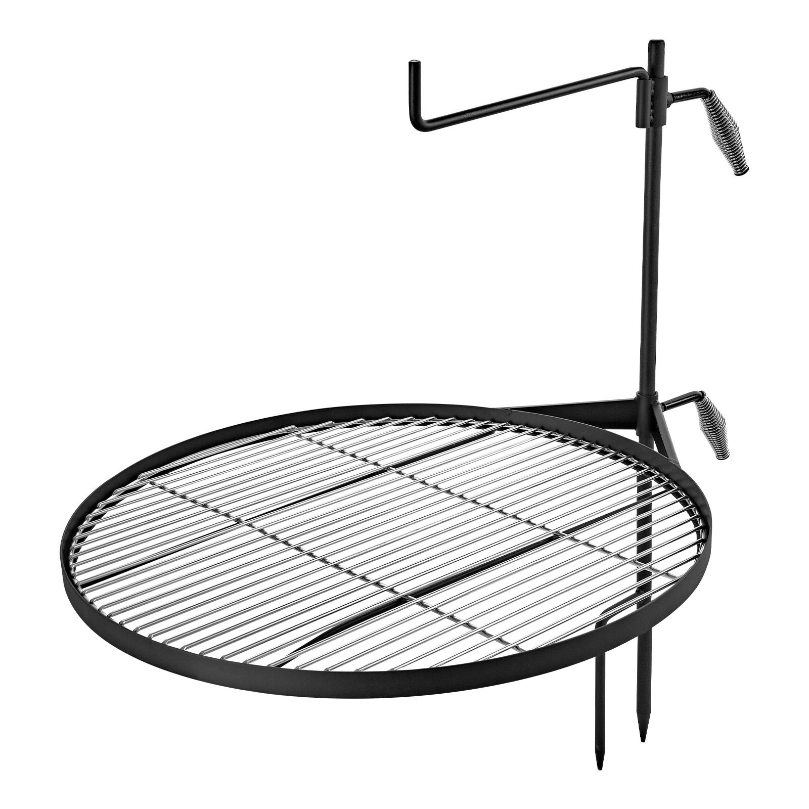 Camping Cooking Over Fire - Parrilla Giratoria Resistente para Fogatas, Parrilla