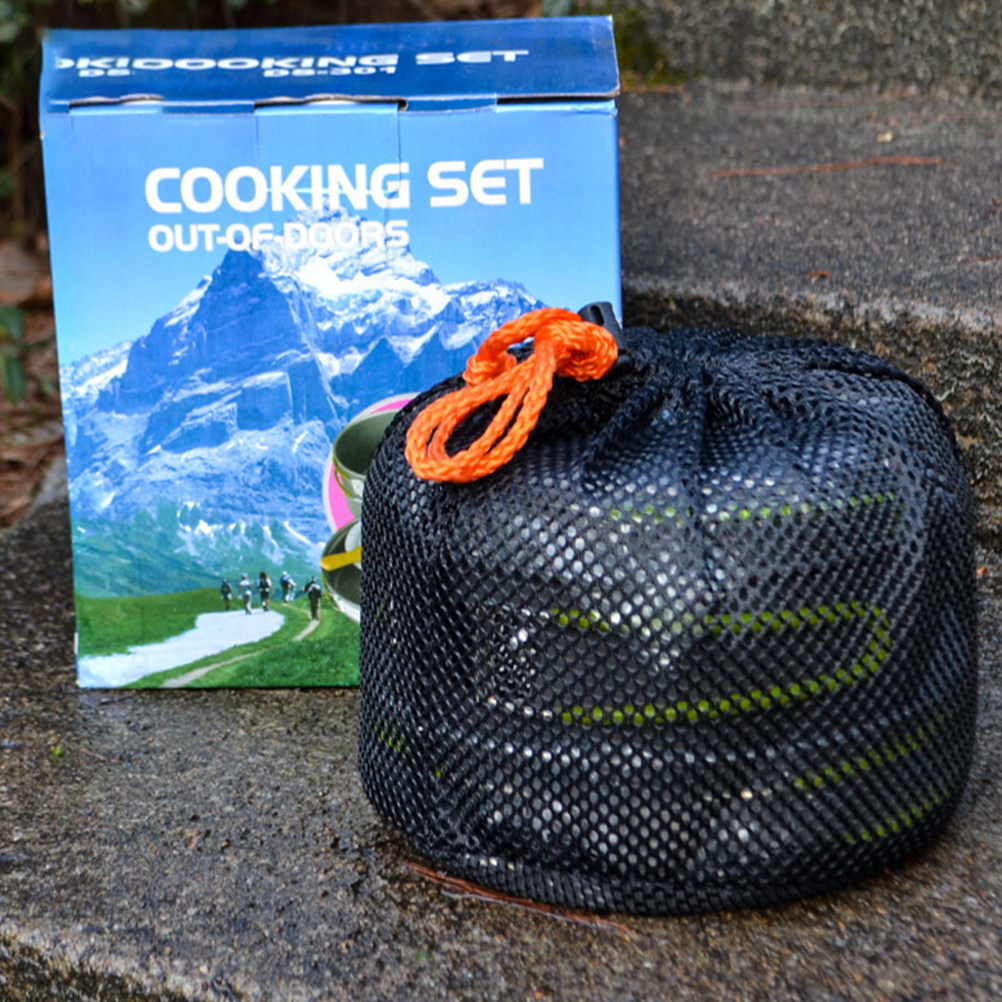 Camping Cooking Pots And Pans Set - 1 Juego de Utensilios de Cocina