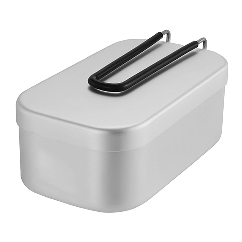 Camping Hiking Cooking - Fiambreras de aluminio de 800ML, utensilios