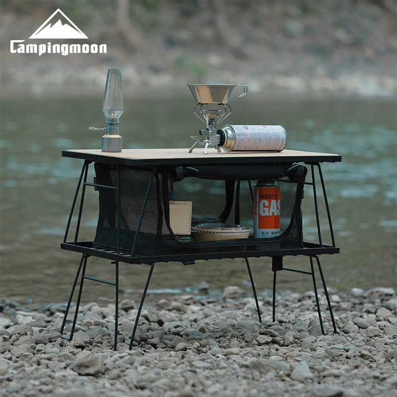 Camping Cooking Table - CAMPINGMOON T-230 Mesa Plegable Simple para