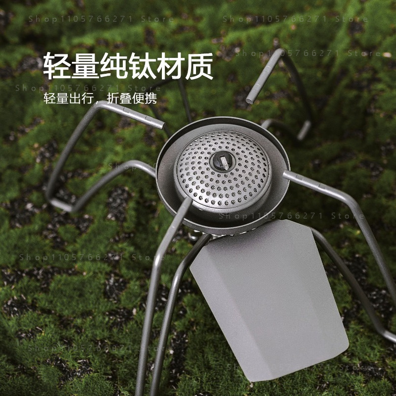 Camping Cooking Stove - Estufa Spider con Microregulador, Gas Portátil