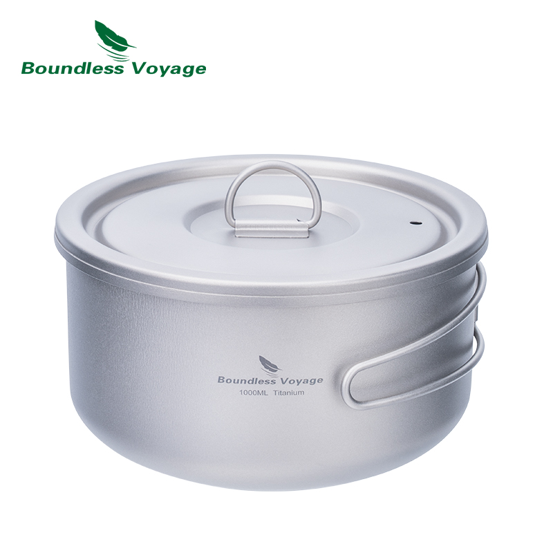 Camping Cooking Utilities - Olla de Camping de titanio Boundless