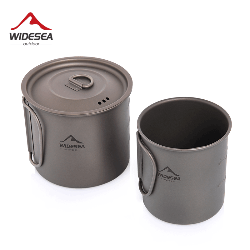 Taza de titanio Widesea para c - Camping Cooking Set Jetboil reseña y precio