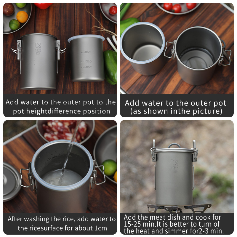 Olla para Arroz KEITH de Titan - Camping Cooking Utilities reseña y precio
