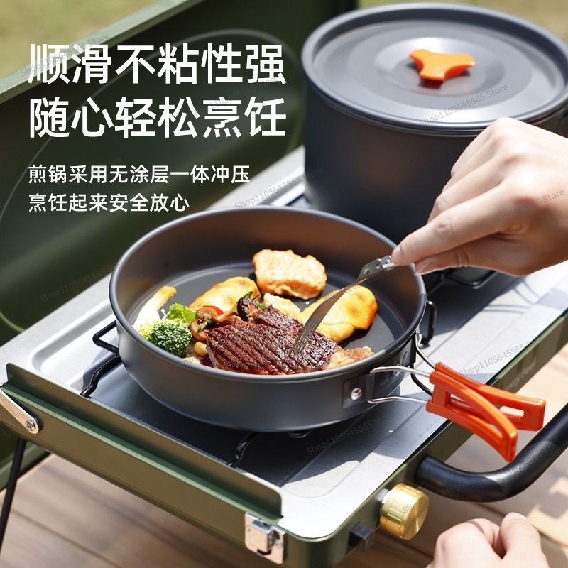Juego de Utensilios de Cocina  - Camping Cooking Set For 4 reseña y precio
