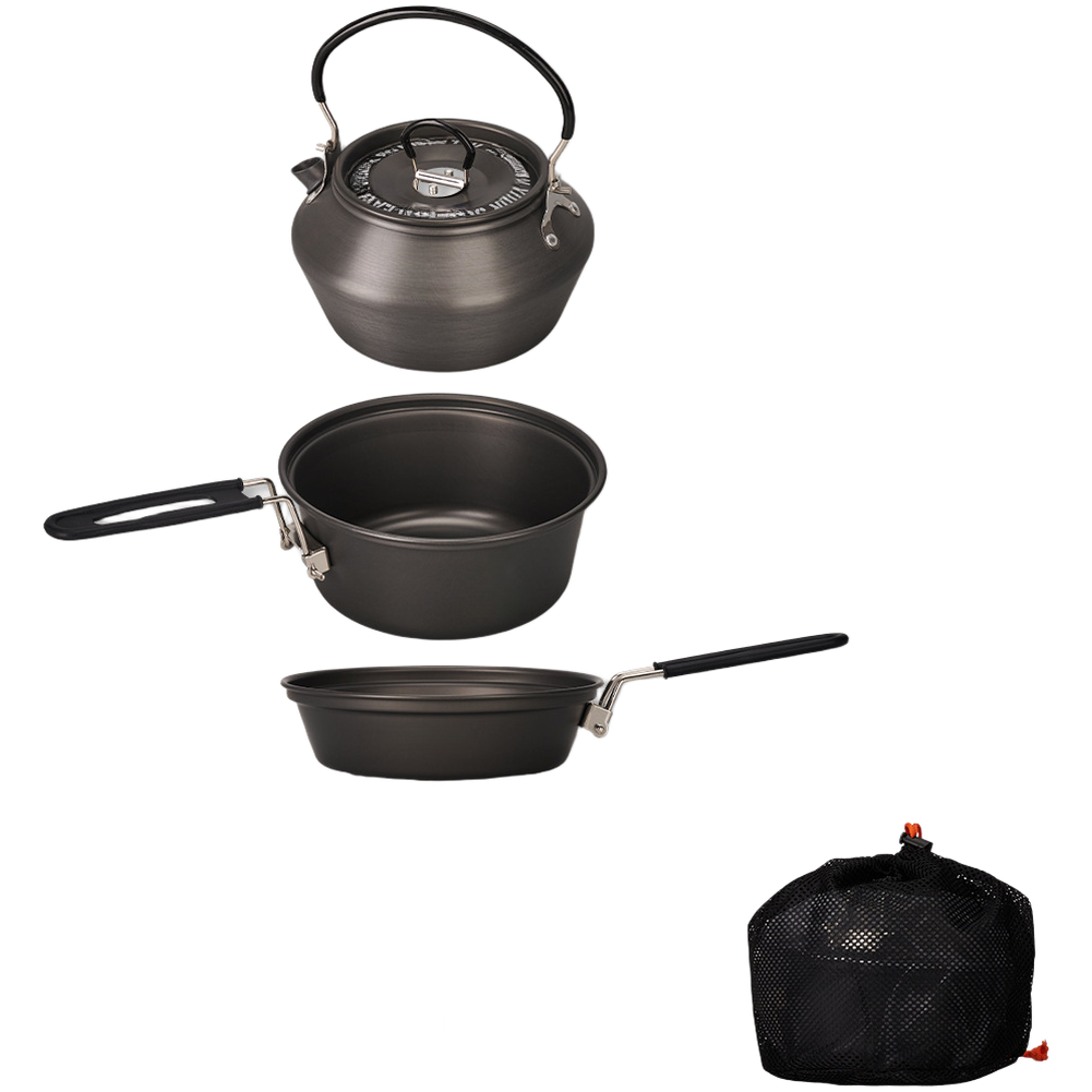 Juego de utensilios de cocina  - Camping Cooking Pots And Pans Set reseña y precio