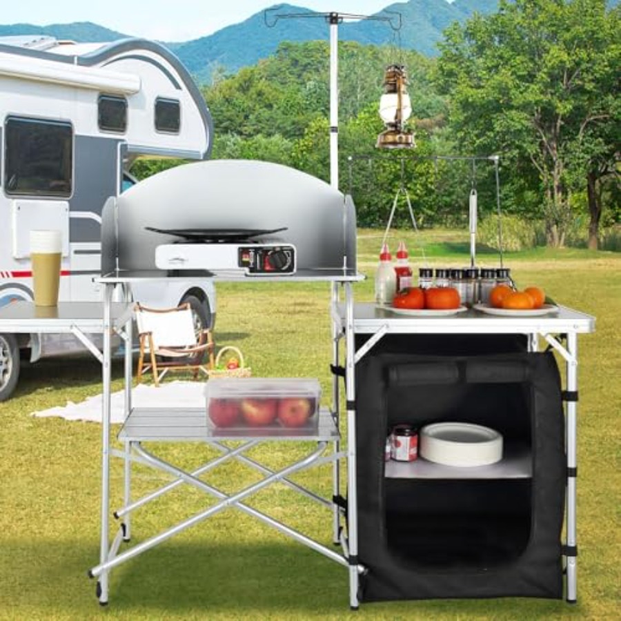Mesa de Cocina para Camping, M - Camping Cooking Table reseña y precio