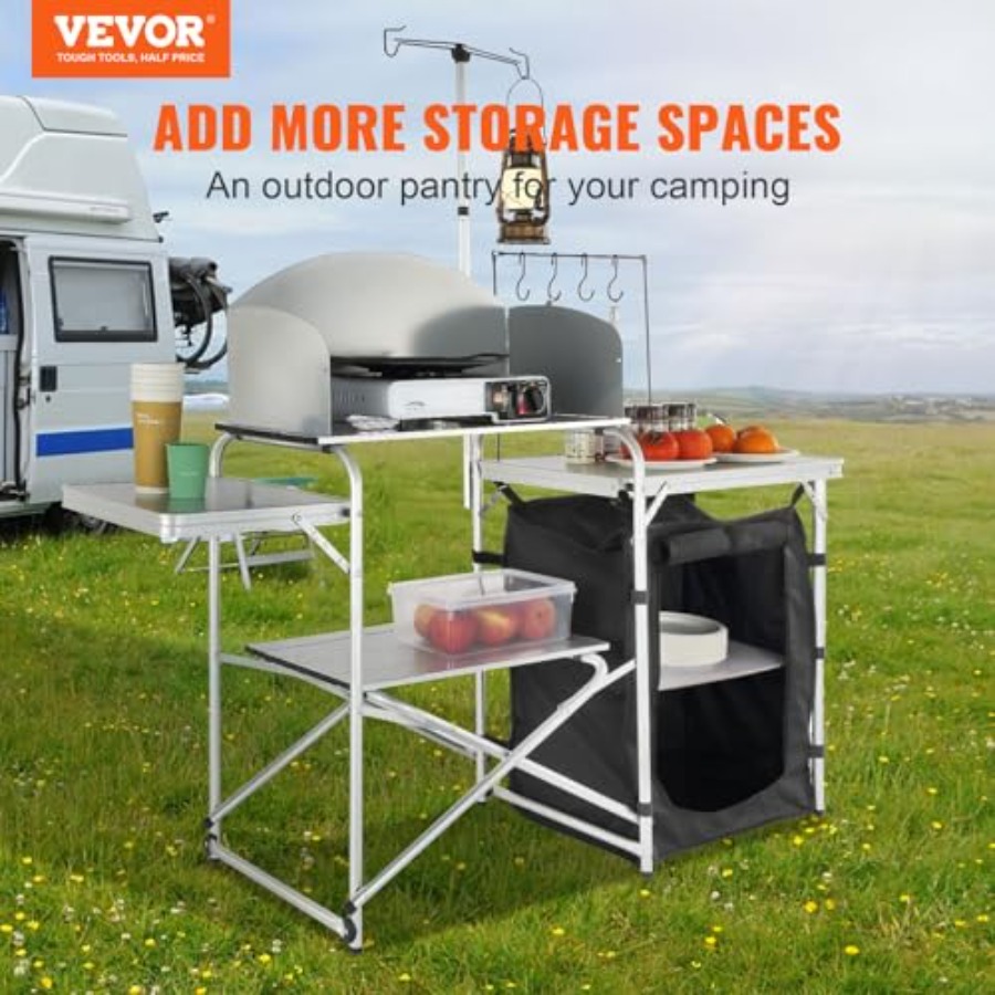 Mesa de Cocina para Camping, M - Camping Cooking Table reseña y precio