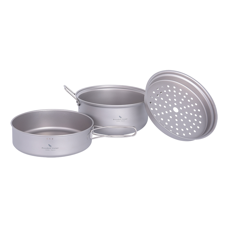 Juego de utensilios de cocina  - Camping Cooking Pots And Pans Set reseña y precio