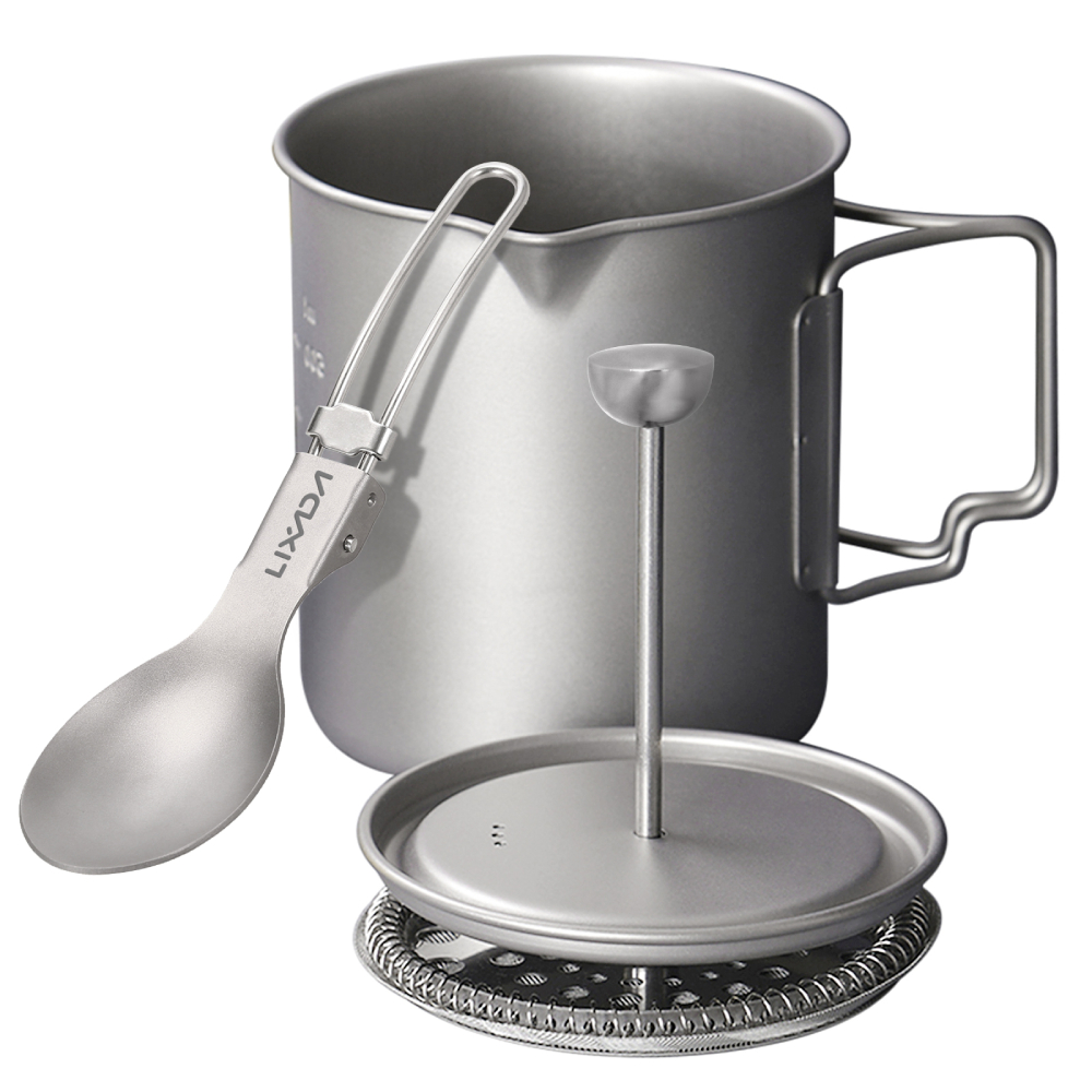 Lixada-taza de café de titanio - Camping Cooking Gadgets reseña y precio