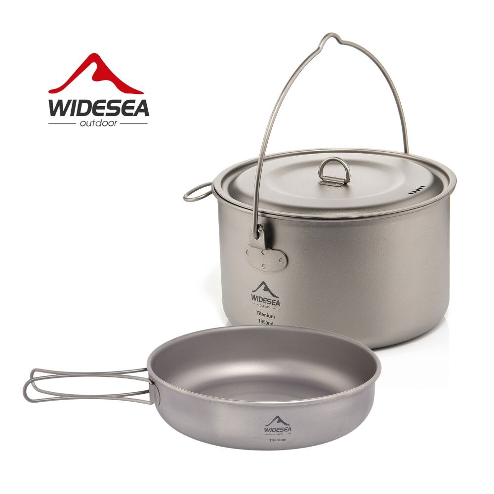 Widesea-vajilla para acampar,  - Camping Cooking Pots And Pans Set reseña y precio