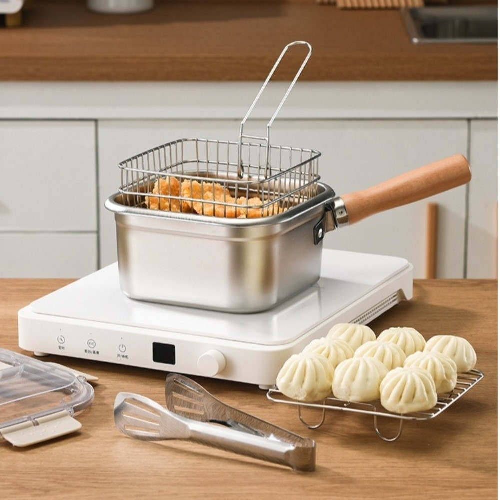 Sartén portátil de acero inoxi - Camping Cooking Pots And Pans Set reseña y precio