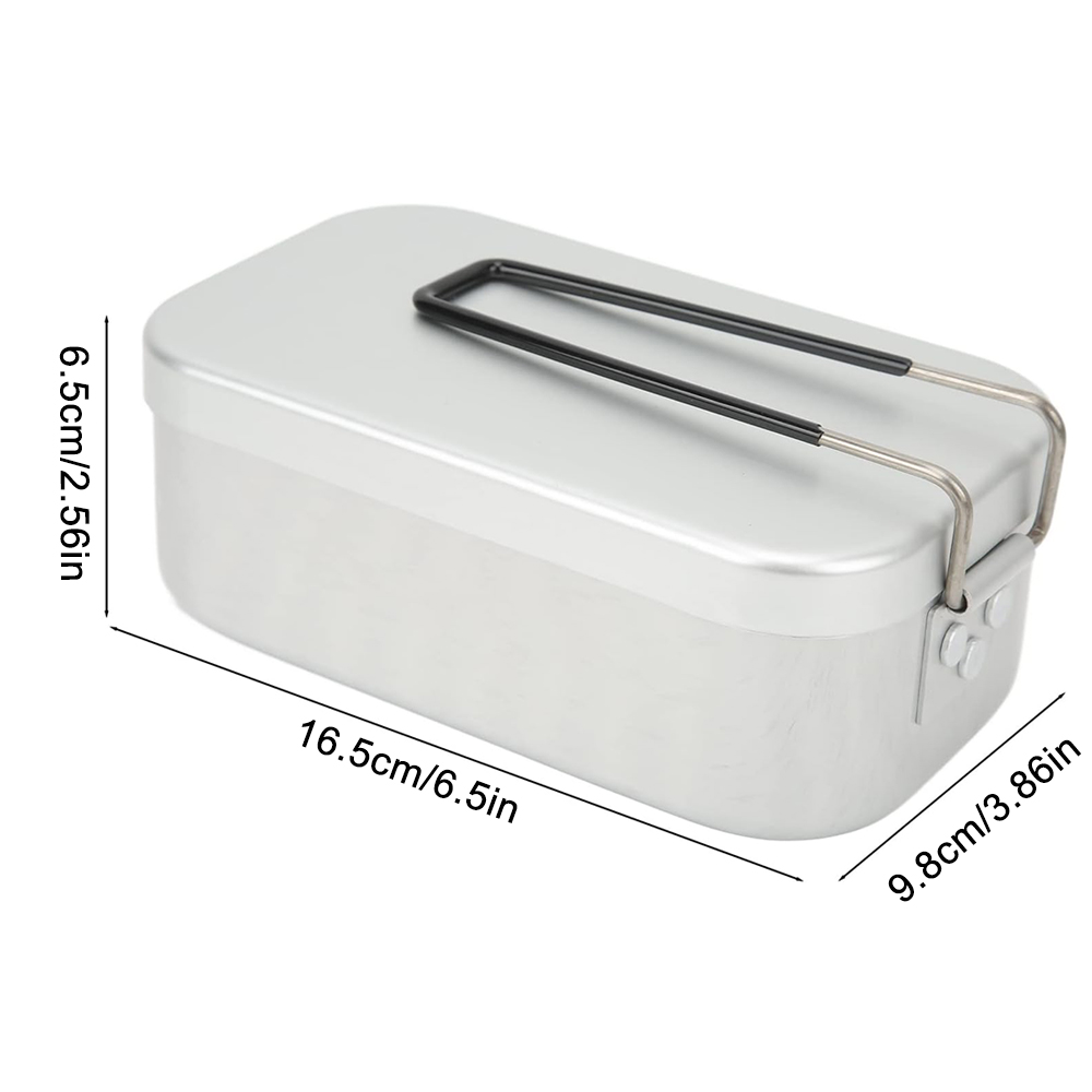 Fiambreras de aluminio de 800M - Camping Hiking Cooking reseña y precio