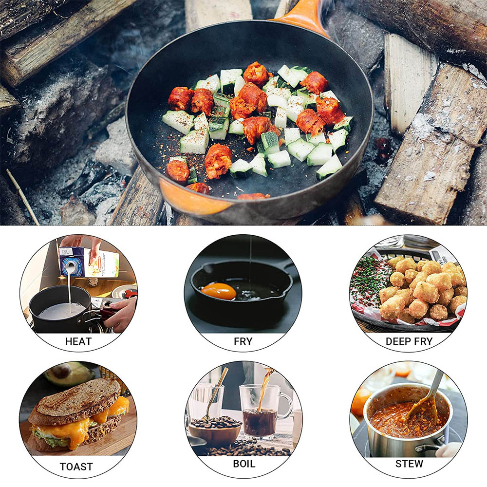 Juego de picnic de cocina al a - Camping Cooking Pots And Pans Set reseña y precio