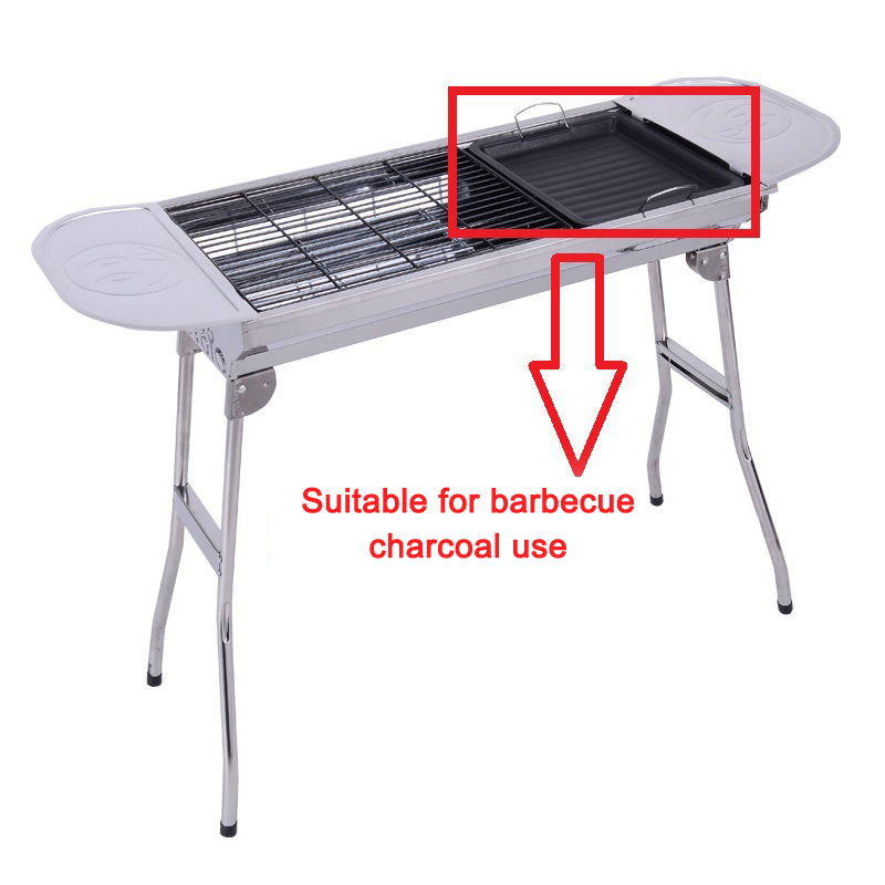 Sartén cuadrada gruesa para ex - Camping Hiking Cooking reseña y precio