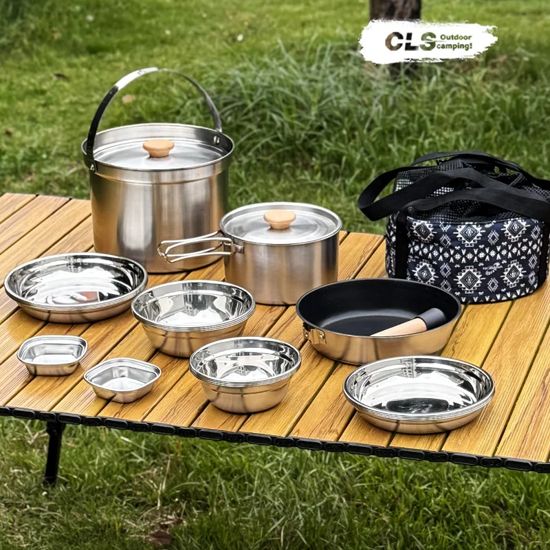 CLS & NOBANA Newset Camping al - Camping Cooking Set For 4 reseña y precio