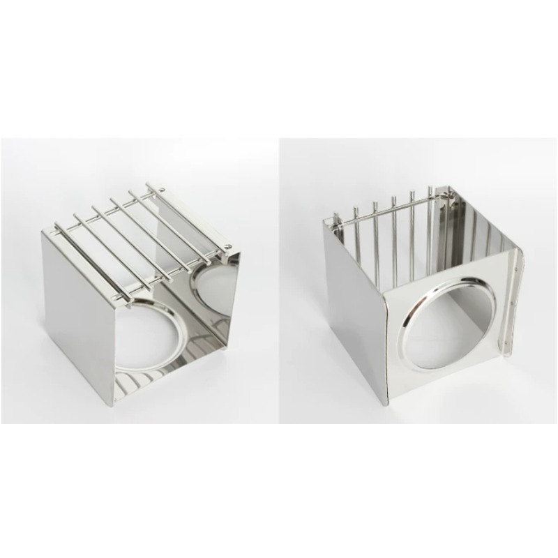Soporte Cuadrado de Acero Inox - Camping Cooking Utilities reseña y precio