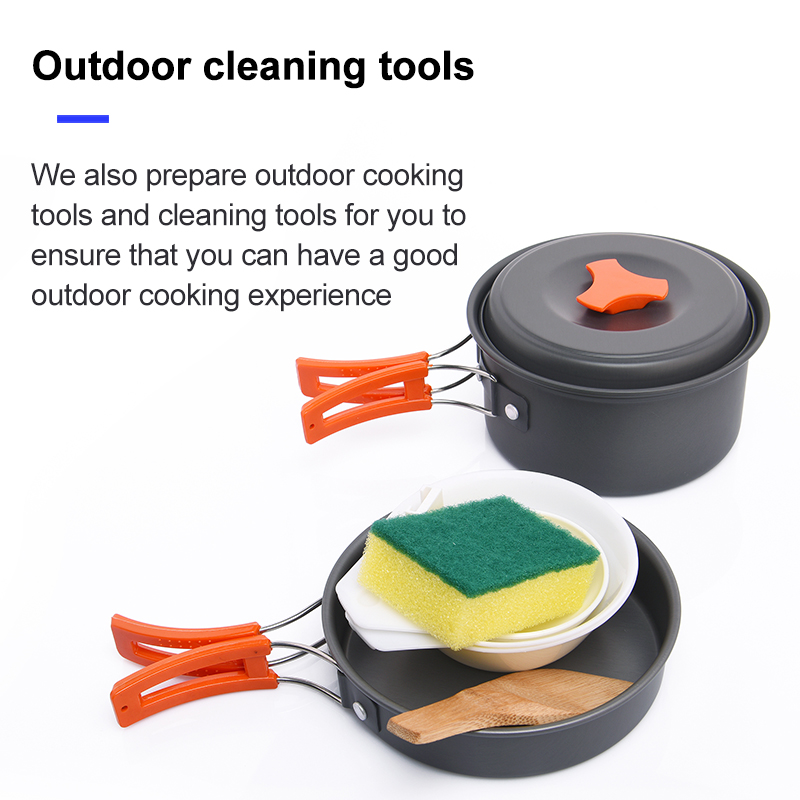Widesea-Juego de utensilios de - Camping Cooking Pot Set reseña y precio