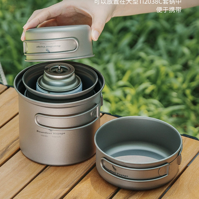 Juego de Olla Plegable de Tita - Camping Cooking Pots And Pans Set reseña y precio