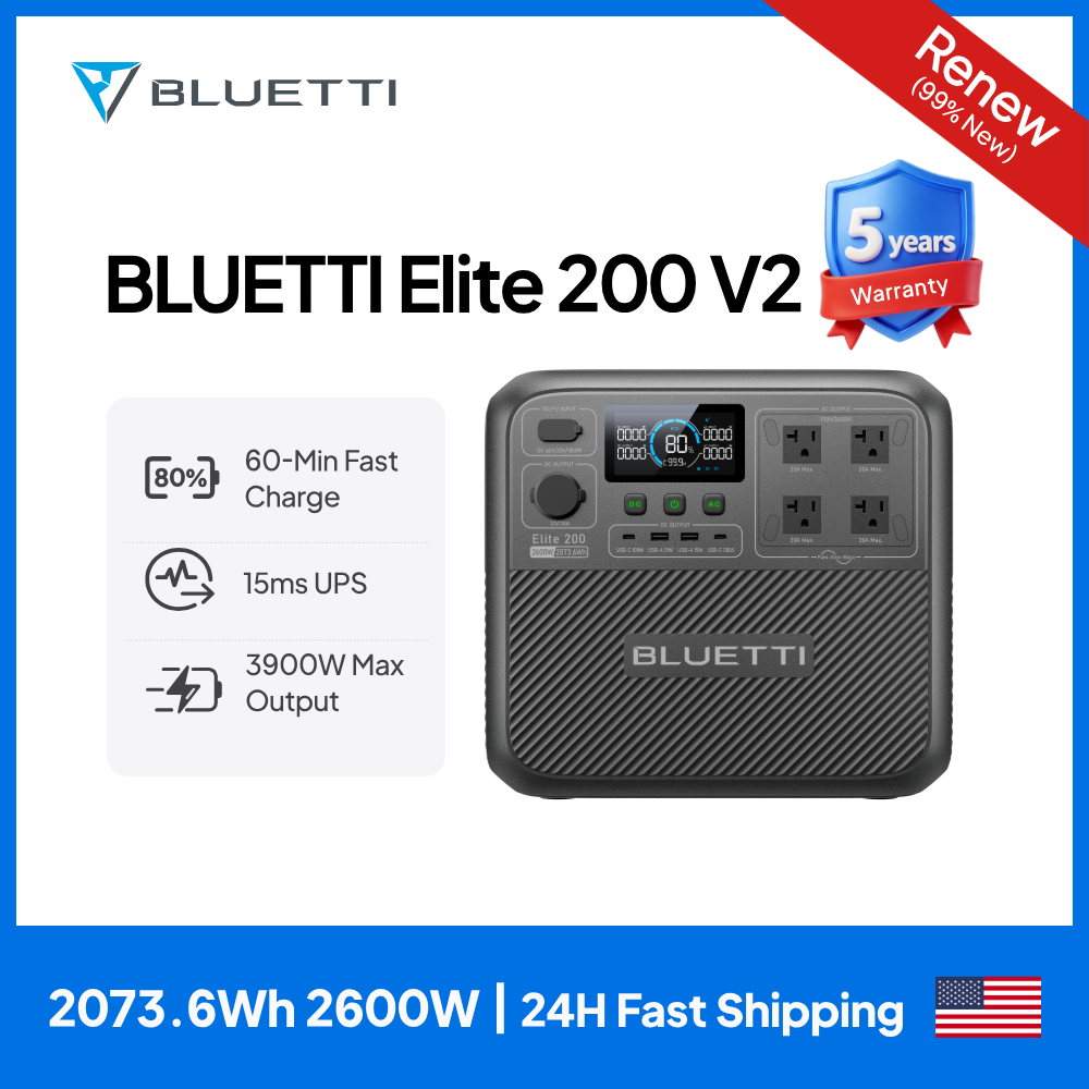 【Renew】BLUETTI Elite 200 V2 Es - Camping Cooking Stove reseña y precio