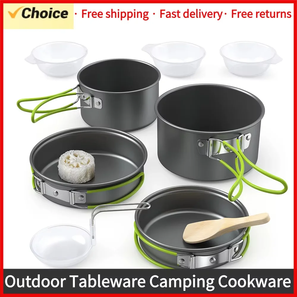 Juego de Utensilios de Cocina  - Camping Cooking Set For 4 reseña y precio