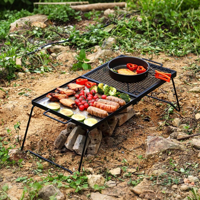 Parrilla Plegable para Acampar - Camping Cooking Over Fire reseña y precio