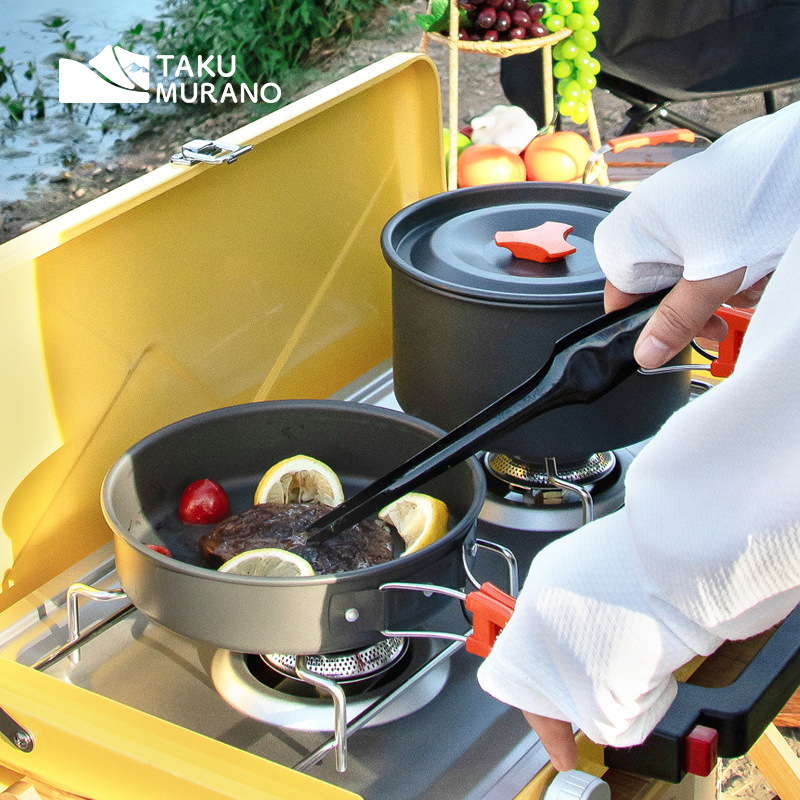Juego de utensilios de cocina  - Camping Cooking Set For 4 reseña y precio