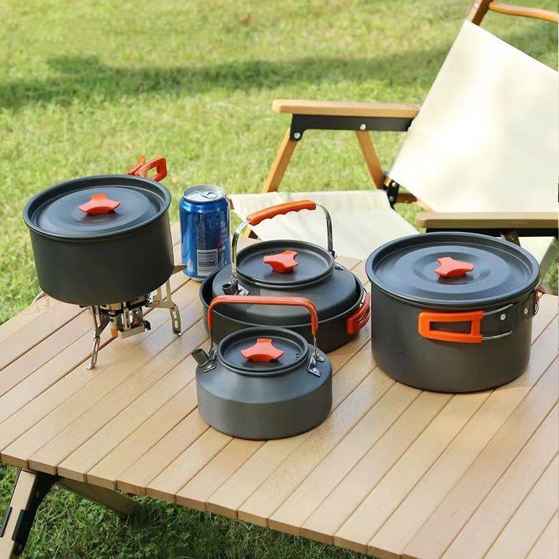Juego de Utensilios de Cocina  - Camping Cooking Set For 4 reseña y precio