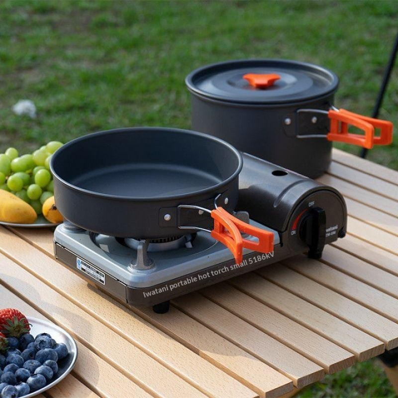 Juego de Utensilios de Cocina  - Camping Cooking Set For 4 reseña y precio