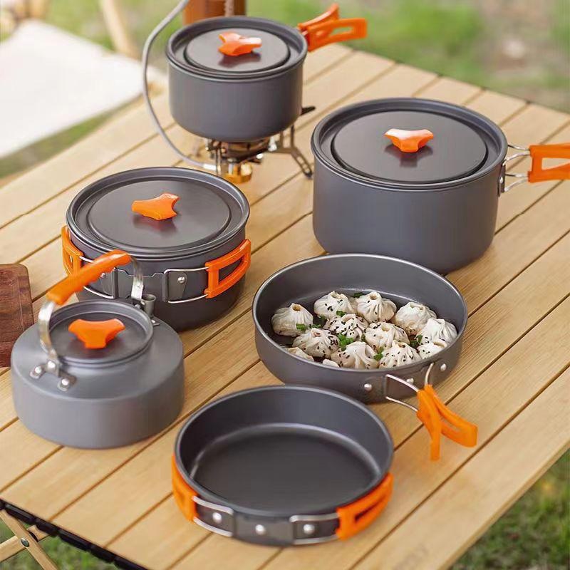 Juego de Utensilios de Cocina  - Camping Cooking Set For 4 reseña y precio