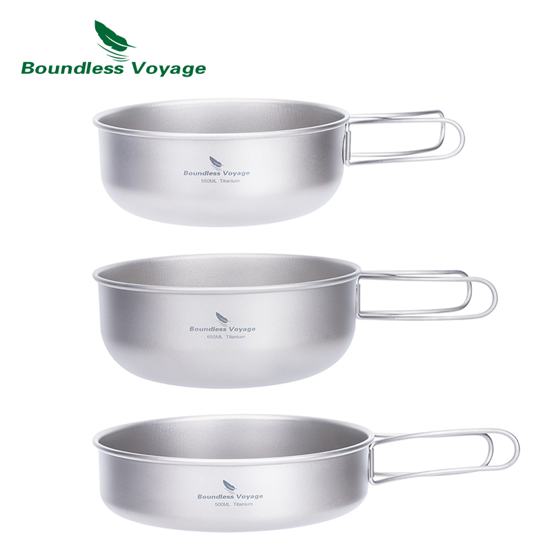 Juego de Cocina de Titanio par - Camping Cooking Pots And Pans Set reseña y precio