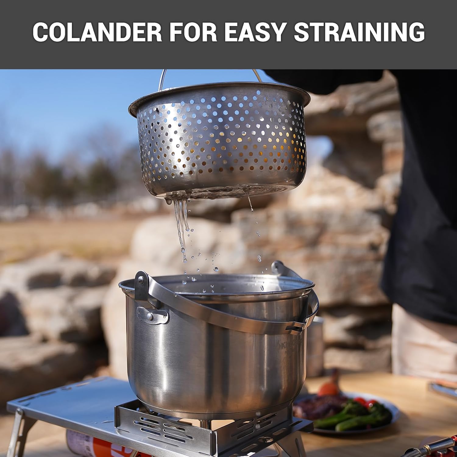 Juego de Utensilios de Cocina  - Camping Cooking Pots And Pans Set reseña y precio