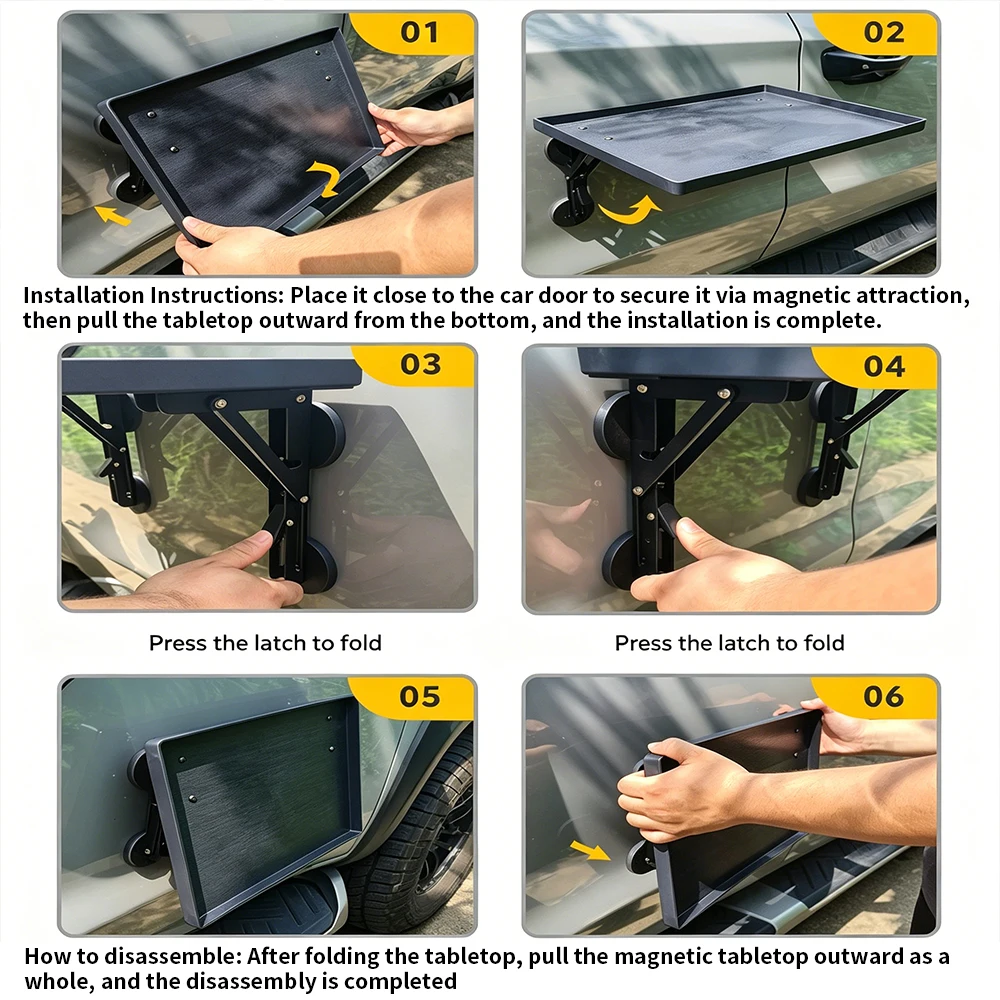 Bandeja Plegable para Puerta L - Camping Cooking Table reseña y precio
