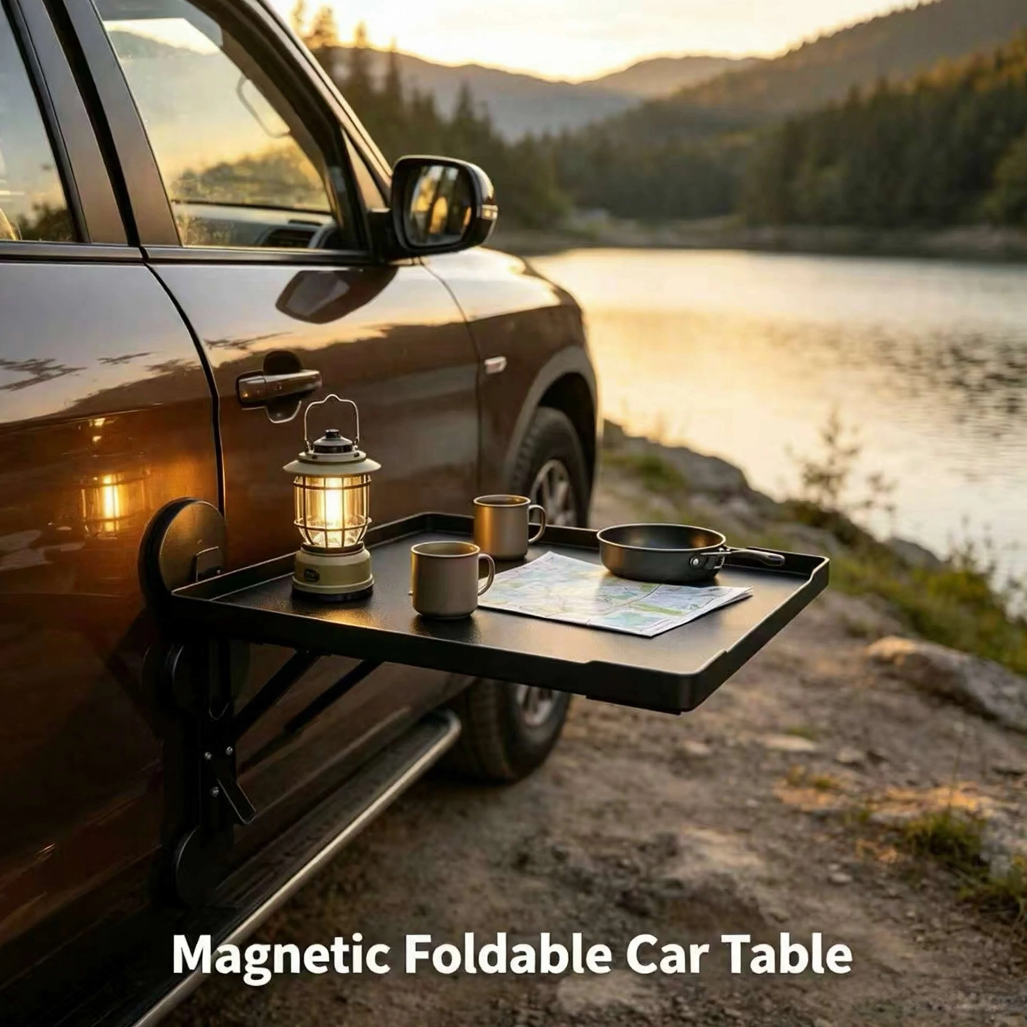 Bandeja Plegable para Puerta L - Camping Cooking Table reseña y precio