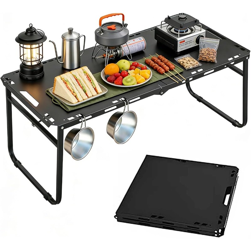 Mesa de Camping Plegable y Aju - Camping Cooking Table reseña y precio