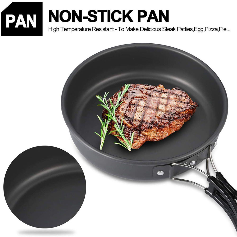 Juego de utensilios de cocina  - Camping Cooking Set For 4 reseña y precio