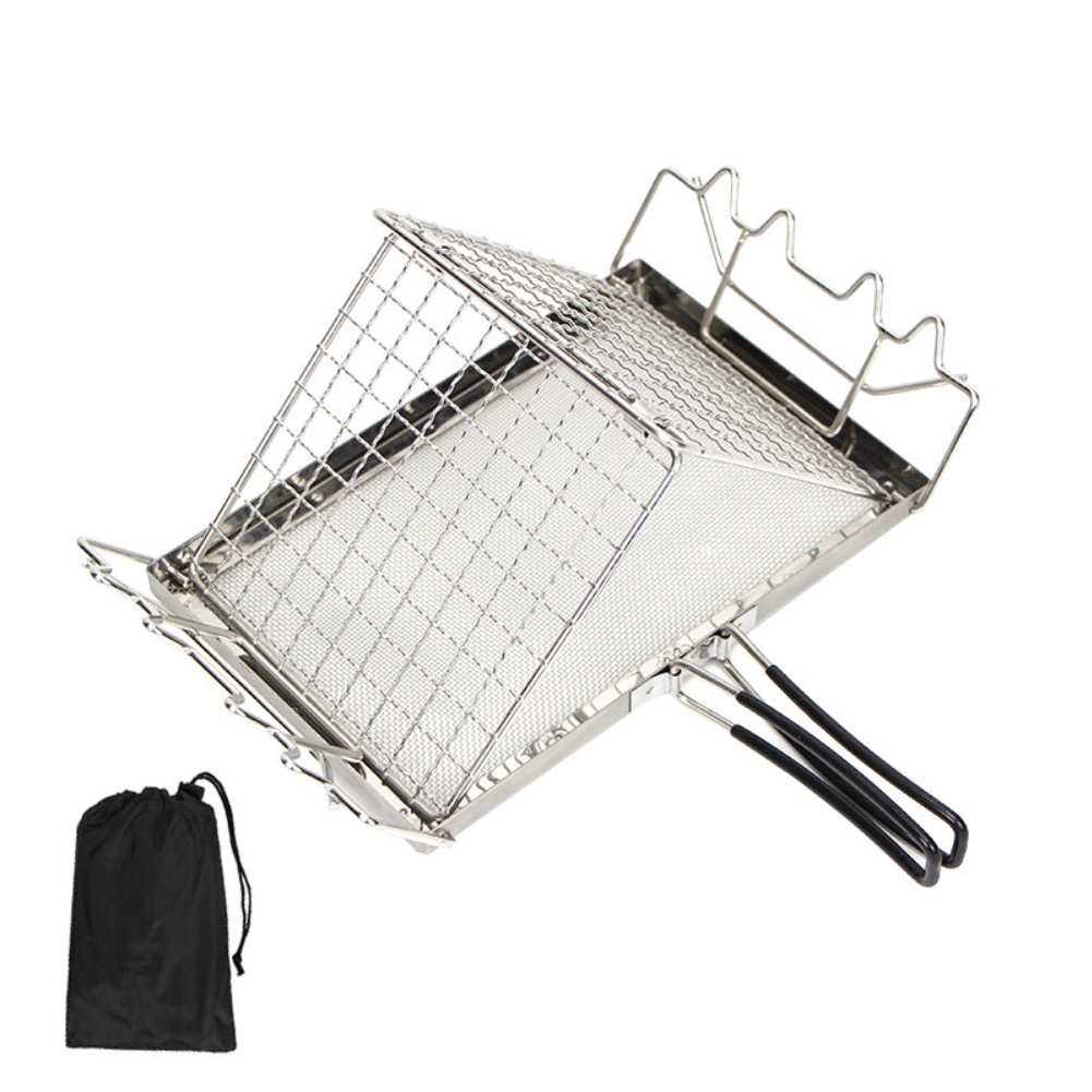 Rejilla de Acero Inoxidable pa - Camping Cooking Over Fire reseña y precio