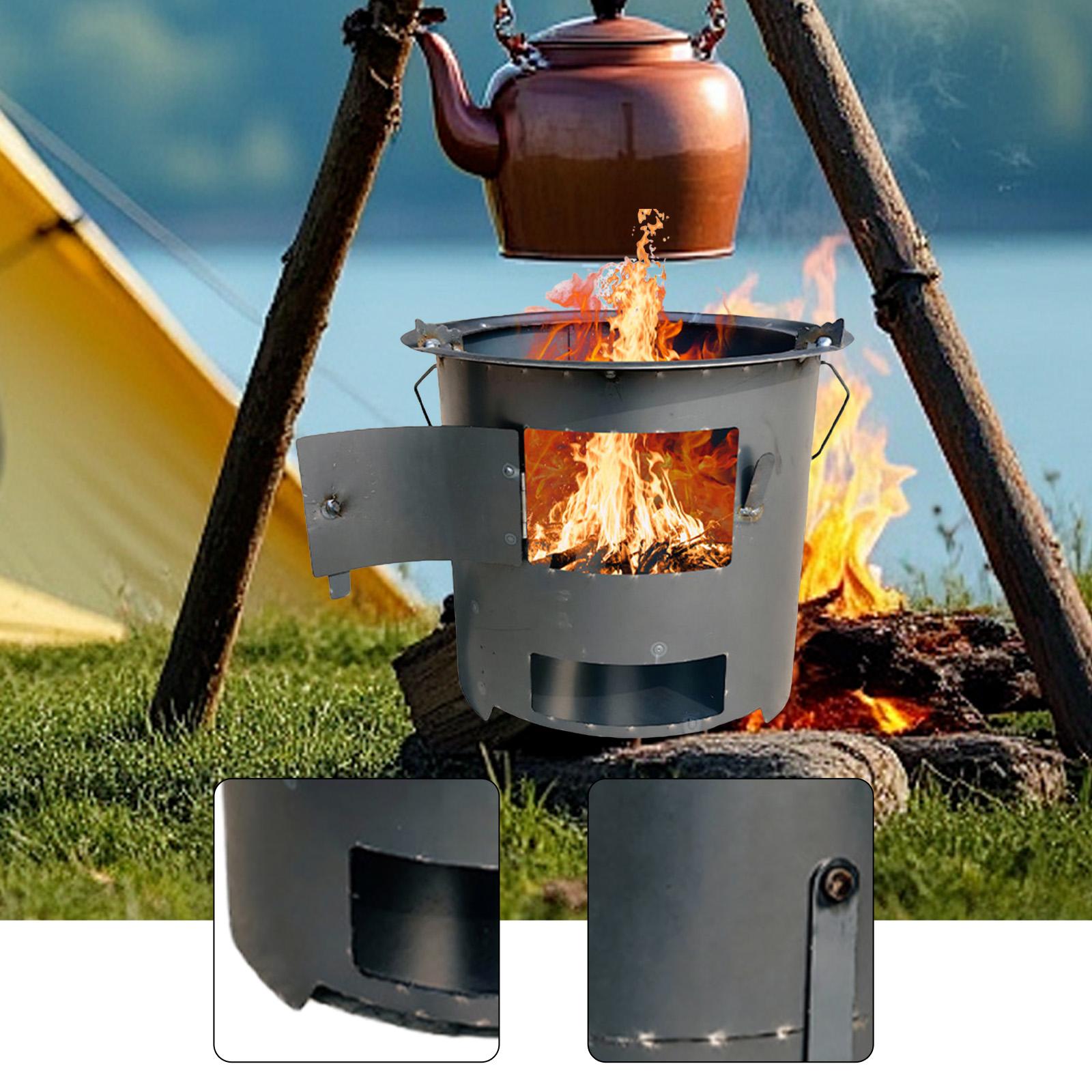 Horno de madera para interiore - Camping Cooking Over Fire reseña y precio